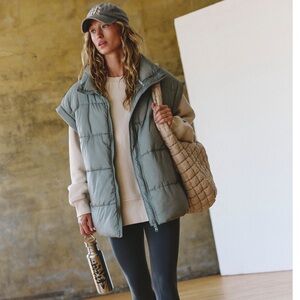 FP Movement In A Bubble Puffer Vest